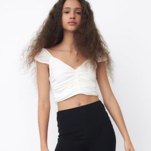 NWT Zara Draped Top